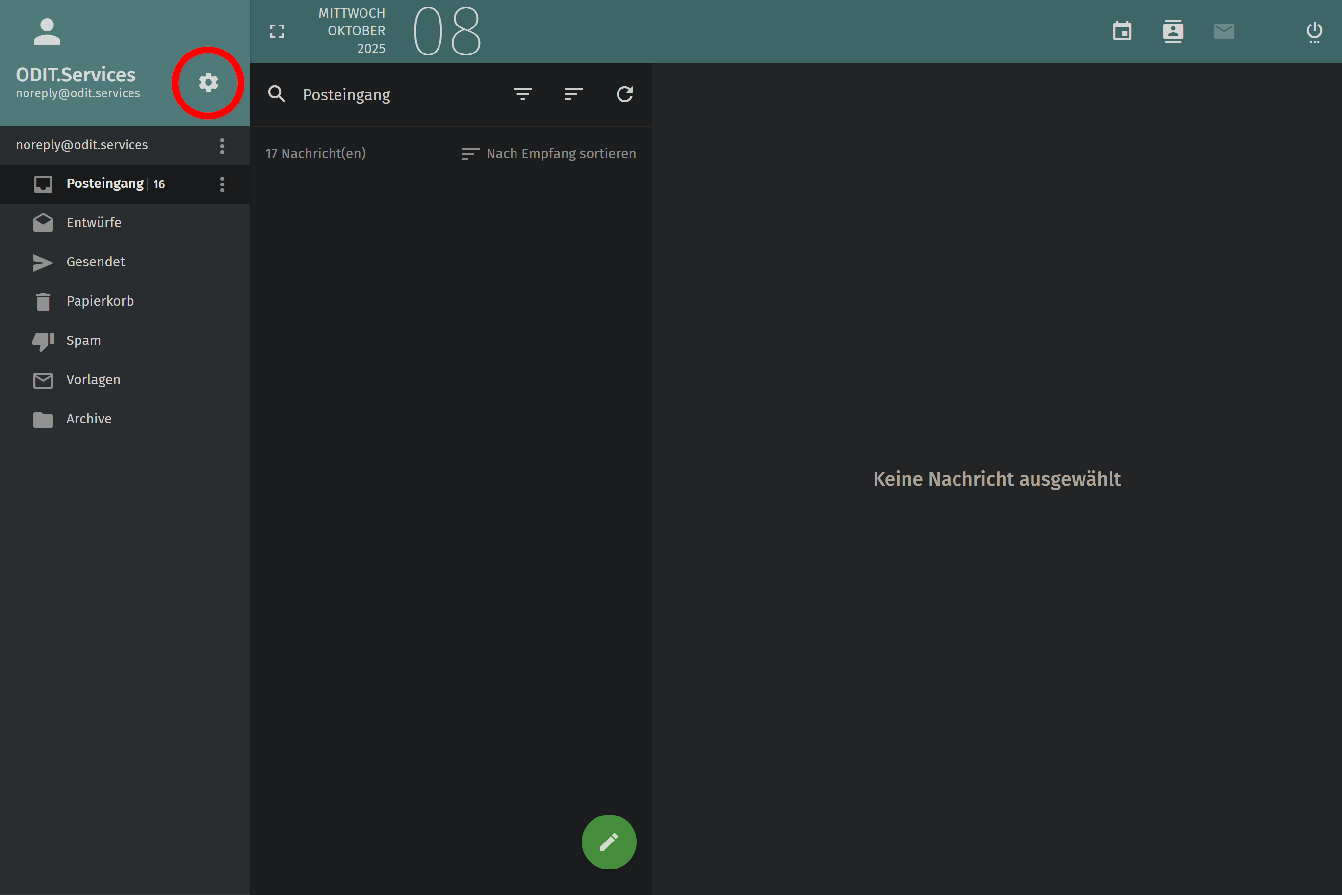 Einstellungen öffnen